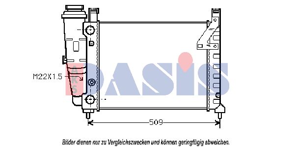 AKS DASIS Radiators, Motora dzesēšanas sistēma 080180N